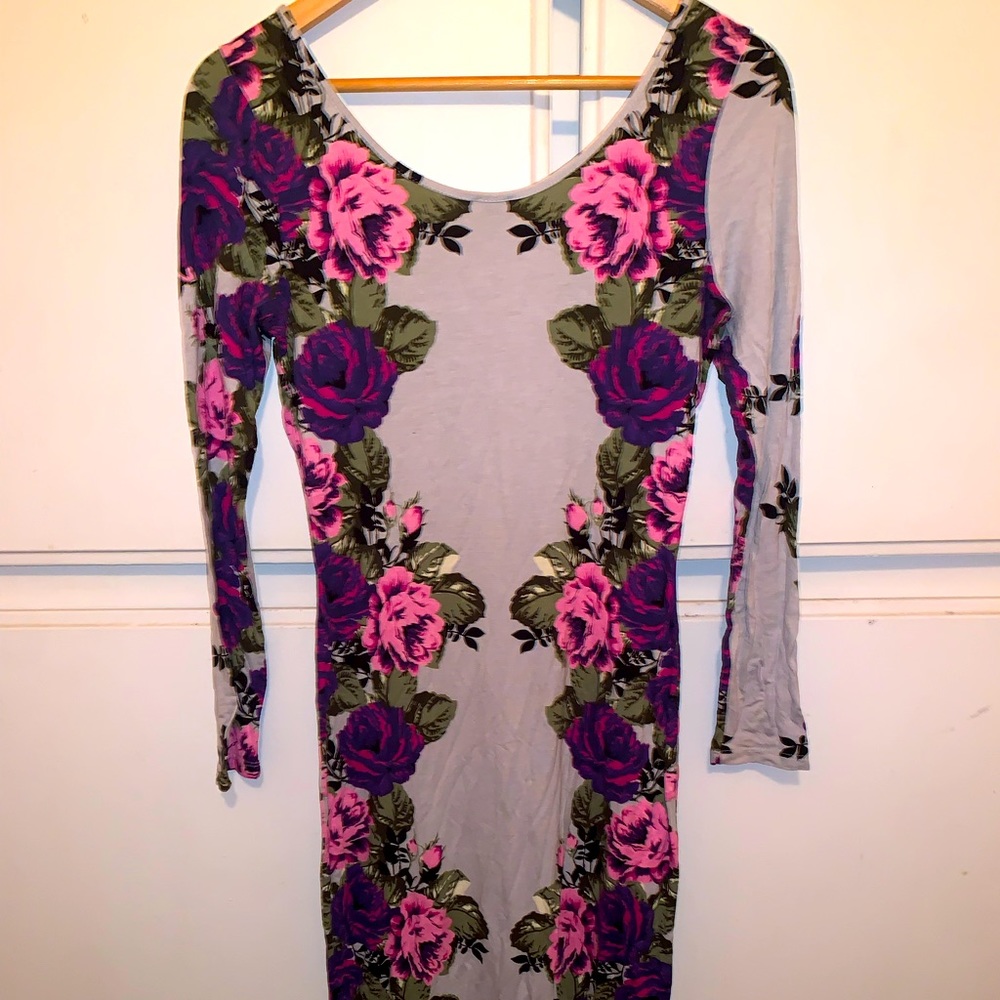 ASOS LONG FLORAL DRESS